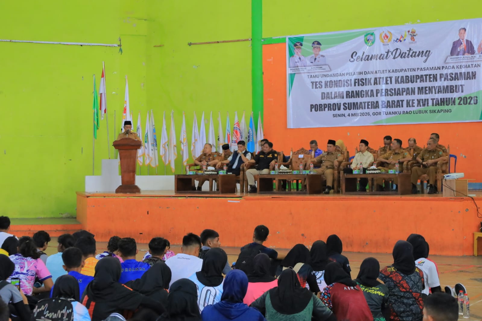  Persiapan Porprov 2026, 400 atlet Pasaman gelar tes fisik